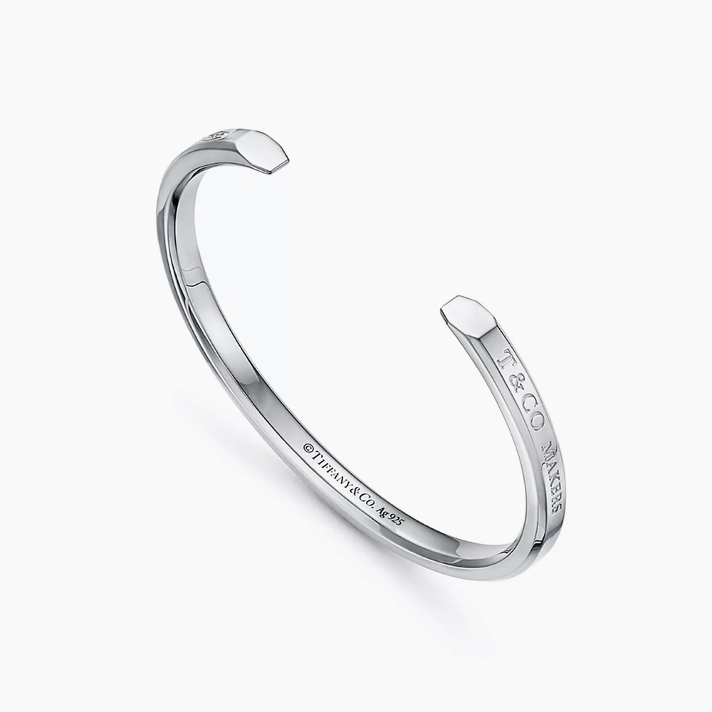 Tiffany Makers Narrow Cuff in Sterling Silver MD